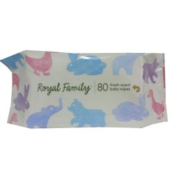 Royal Family Baby Wipes 80ct Scented-wholesale