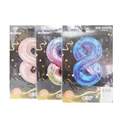 Balloons Foil 34in #8 Asst Clrs-wholesale