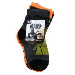 Kids Socks Star Wars 5pk 4-7 Asst-wholesale