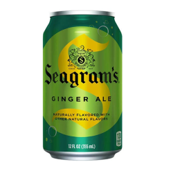 Seagrams Ginger Ale Soda 12oz Can-wholesale