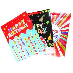 Gift Bags Happy Birthday Lg Asst-wholesale