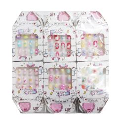 Pre-Glued Nails 12ct Kids-wholesale