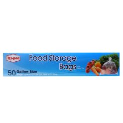 Ri-Pac Food Storage Bags 50ct 1Gl-wholesale
