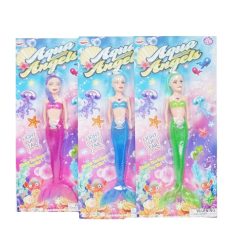 Toy Mermaid Doll W-Light Asst Clrs-wholesale