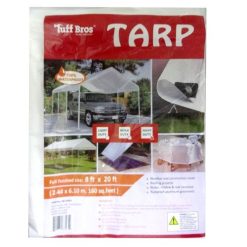 Tuff Bros Tarp 8X20 Ft White-wholesale