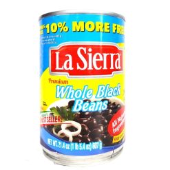 La Sierra Whole Black Beans 21.4oz-wholesale
