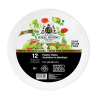 Ideal Plastic Plates 9in 12ct White-wholesale