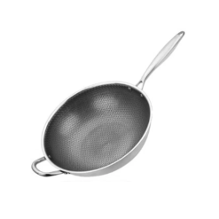 Royal Mega Wok Pan 34cm Stainless Steel-wholesale