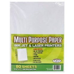 Multi Purpose Paper 80ct 8.5 X 11in-wholesale