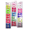 Hair Metal Snaps W-Bow 10pc Asst Clrs-wholesale