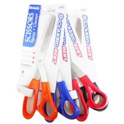 Scissors 8in Stainless Stell Asst Clrs-wholesale