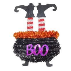 Halloween Tinsel Decor 12in-wholesale