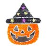 Halloween Tinsel Pumpkin Decor 12in-wholesale