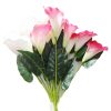 Calla Lily Bouque 7 Heads 23in Asst Clrs-wholesale