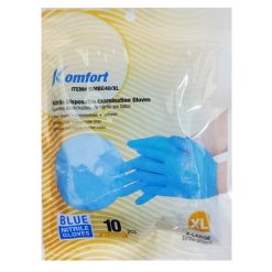 Komfort Nitrile Gloves Blue 10ct XL-wholesale