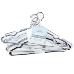 Hangers Metal 3pk Asst Clrs-wholesale