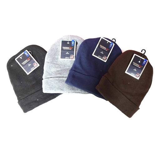 ThermaX Beanie Hat Asst Clrs-wholesale ThermaX Beanie Hat Asst Clrs-wholesale