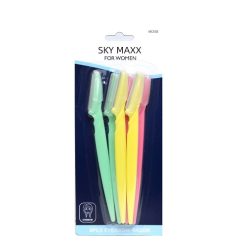 Sky Maxx Eyebrow Razor 6pc W-Cap-wholesale