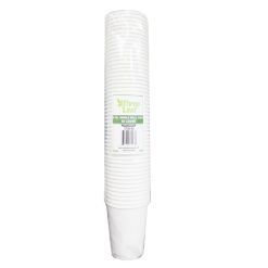 Three Leaf Paper Cups 50ct 8oz-wholesale