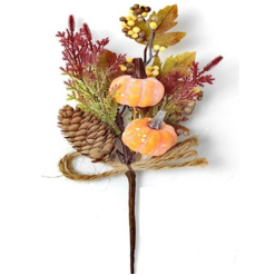 Harvest Bouquet W-Pumpkin & Pine 27cm-wholesale