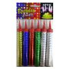 Birthday Candles Sparkling 6pc Asst Clrs-wholesale
