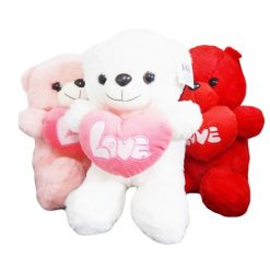Toy Plush Teddy Bear 11in Asst Clrs-wholesale