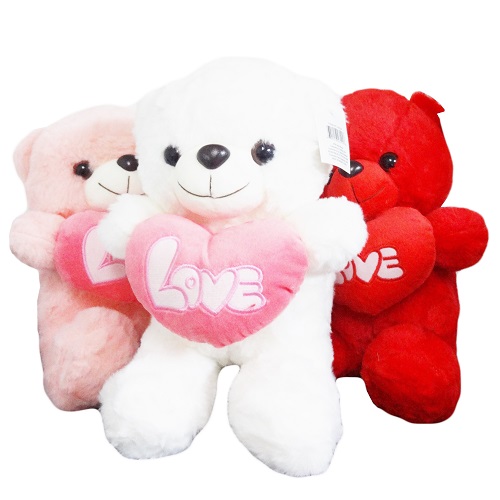 Toy Plush Teddy Bear 15in Asst Clrs-wholesale Toy Plush Teddy Bear 15in Asst Clrs-wholesale