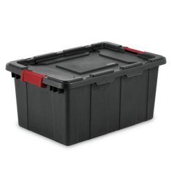 Sterilite Industrial Tote 15 Gl Black-wholesale