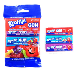 Kool-Aid Gum 4pk Asst Clrs-wholesale