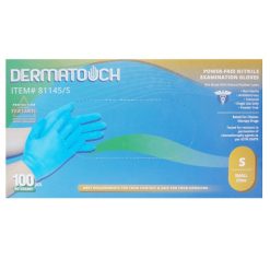 Dematouch Nitrile Gloves Blue 100ct Smll-wholesale