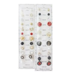 Fashion Earrings Set 12 Pairs Asst-wholesale