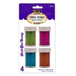 Glitter Shakers 4pk 1.12oz Asst Clrs-wholesale
