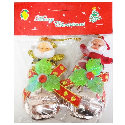 X-Mas Ornament Santa Claus 2pk-wholesale X-Mas Ornament Santa Claus 2pk-wholesale
