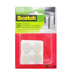 Scotch Felt Pads 16ct Round-wholesale