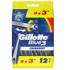 Gillette Blue3 Razor 12pk Comfort-wholesale