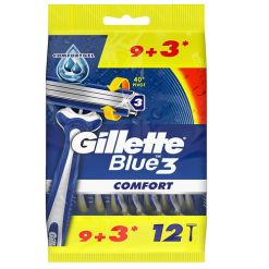 Gillette Blue3 Razor 12pk Comfort-wholesale
