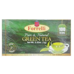 Forrelli Green Tea Bags 100ct 3.52oz-wholesale