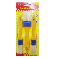 Paint Brushes 3pk Asst Sizes-wholesale
