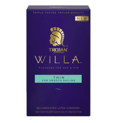 Trojan Condom Willa 10ct Thin-wholesale
