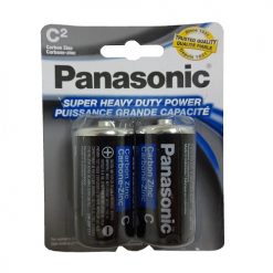 Panasonic Batteries C 2pk Blue