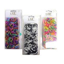 Hair Rubber Bands 500pc Asst Clrs-wholesale