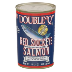 DoubleQ Red Sockeye Salmon 14¾oz Can-wholesale