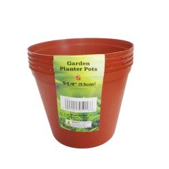 Planter Pots 5ct 5¼in Plastic-wholesale