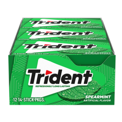Trident Gum 14pc Spearmint-wholesale