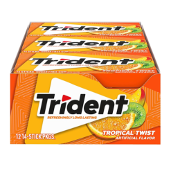Trident Gum 14pc Tropical Twist-wholesale