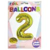 Balloons Foil 34in Gold #2-wholesale