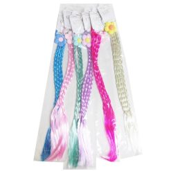 Hair Extensions W-Flower Asst Clrs-wholesale
