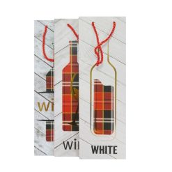 Gift Bags Wine Bottle Asst Design-wholesale