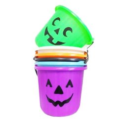 Halloween Bucket 5in Asst Clrs-wholesale