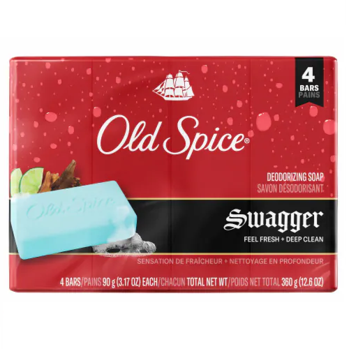 Old Spice Bath Soap 4pk 13.6oz Swagger-wholesale Old Spice Bath Soap 4pk 13.6oz Swagger-wholesale